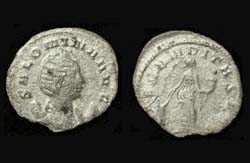 Salonina, Billon Antoninianus, Fecunditas reverse, Milan mint!